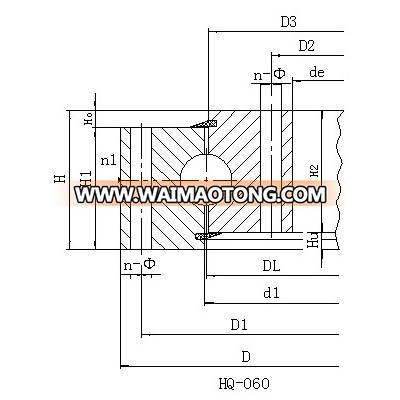 Hq 060.20.0414 Slewing Bearing