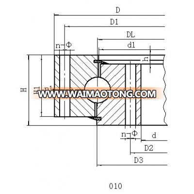 010.20.280 Slewing Ring Ball Bearing