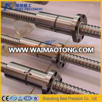 High precision ball screw with support unit